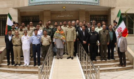 بازدید هیئت مطالعاتی دانشگاه عالی دفاع ملی پاکستان از دانشگاه و پژوهشگاه عالی دفاع ملی جمهوری اسلامی ایران