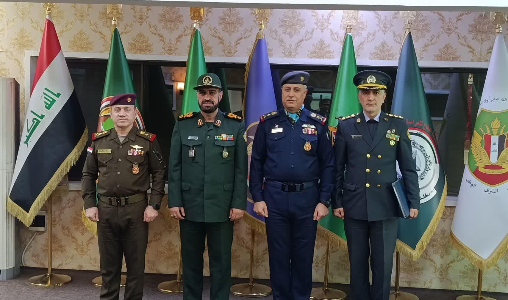 Meeting between the Dean of the International Faculty of the Supreme National Defense University and the Deputy of Army Education & President of Iraq's National Defense and Military Research University