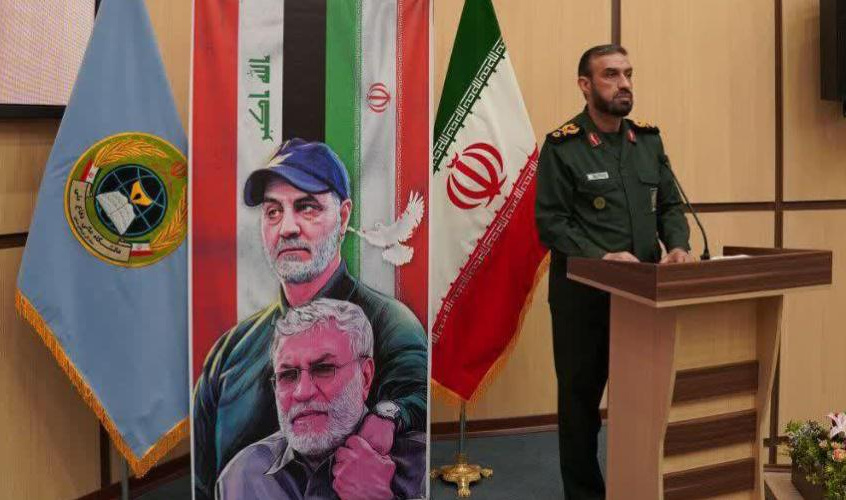 Holding a commemoration ceremony for the anniversary of victory over ISIS at Supreme National Defense University.