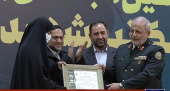 Honorary doctorate awarded to two martyrs, IRGC-QF’s commander General Qassem Suleimani, and Abu Mahdi Al-Muhandis