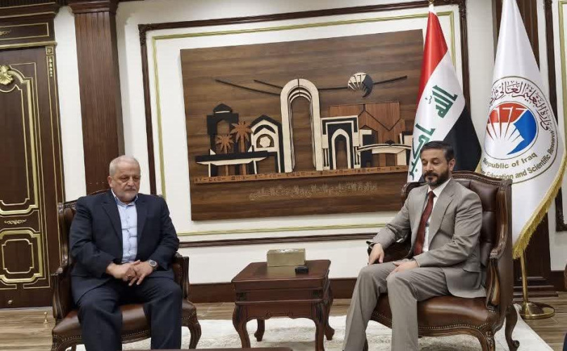 Meeting of the President of the Supreme National Defense University with the Iraqi Minister of Education