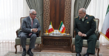 دیدار رئیس دانشگاه عالی دفاع ملی با پروفسور آندریا مارجلتّی رئیس اندیشکده مطالعات بین المللی رم ـ چزی (Ce.SI)