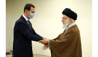 دیدار رئیس جمهور سوریه و هیئت همراه با رهبر انقلاب